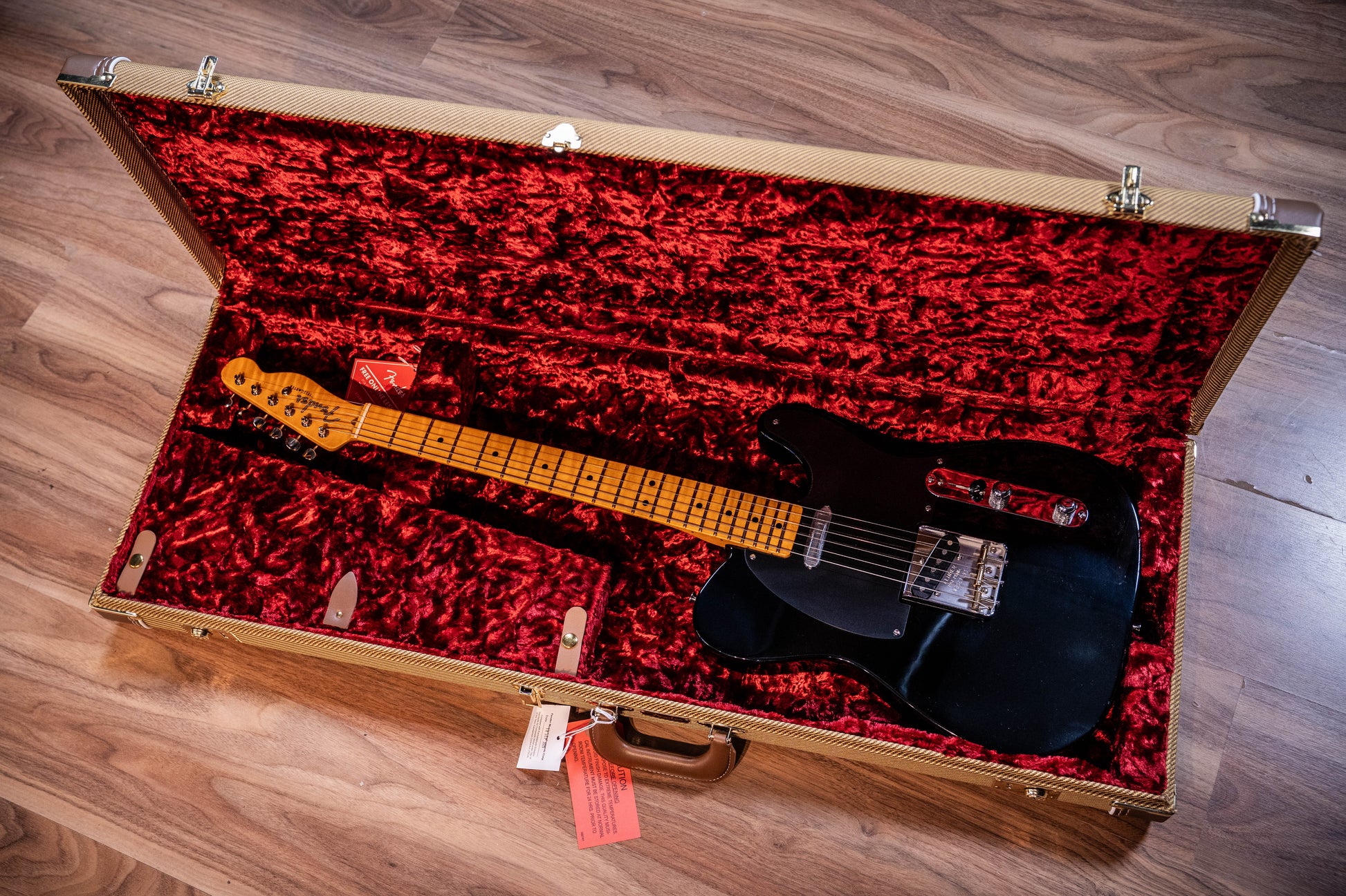 Fender American Vintage II 1951 Telecaster - AAA Flame Maple Neck - Black