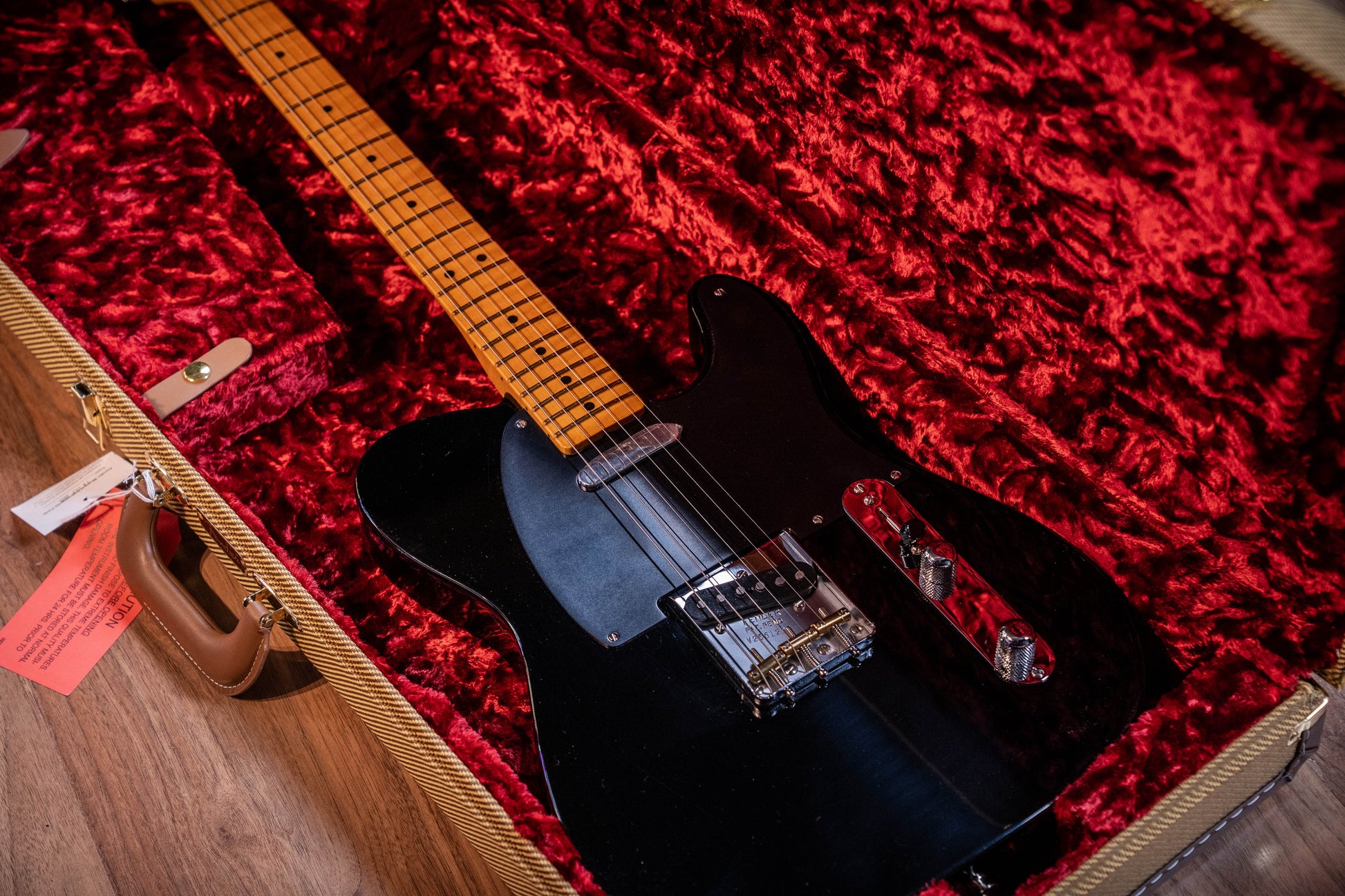 Fender American Vintage II 1951 Telecaster - AAA Flame Maple Neck - Black