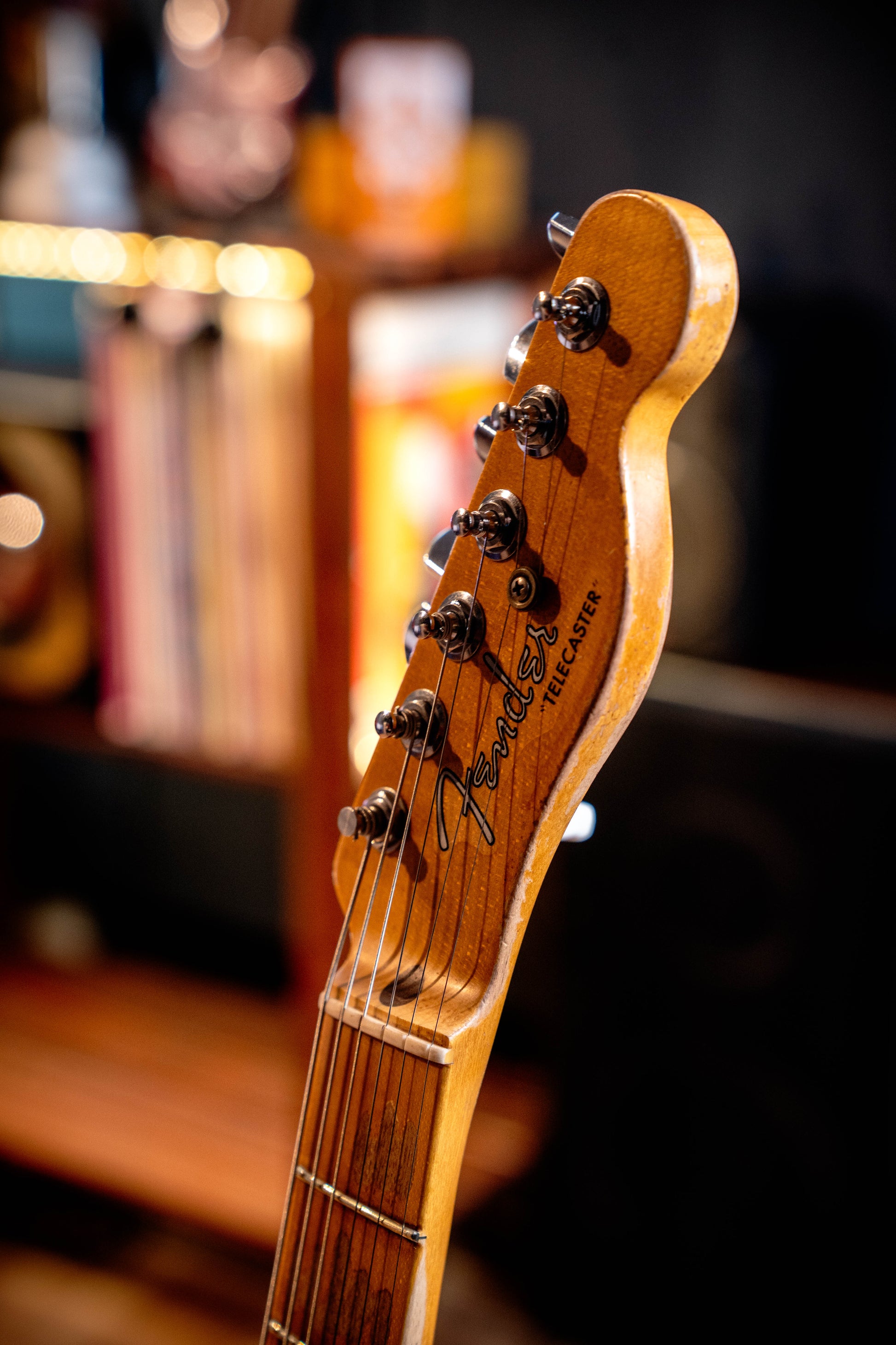 Fender Custom Shop Masterbuilt Waylon Jennings BTB 54' Telecaster Relic - Black and White Tooled Leather over Butterscotch Blonde