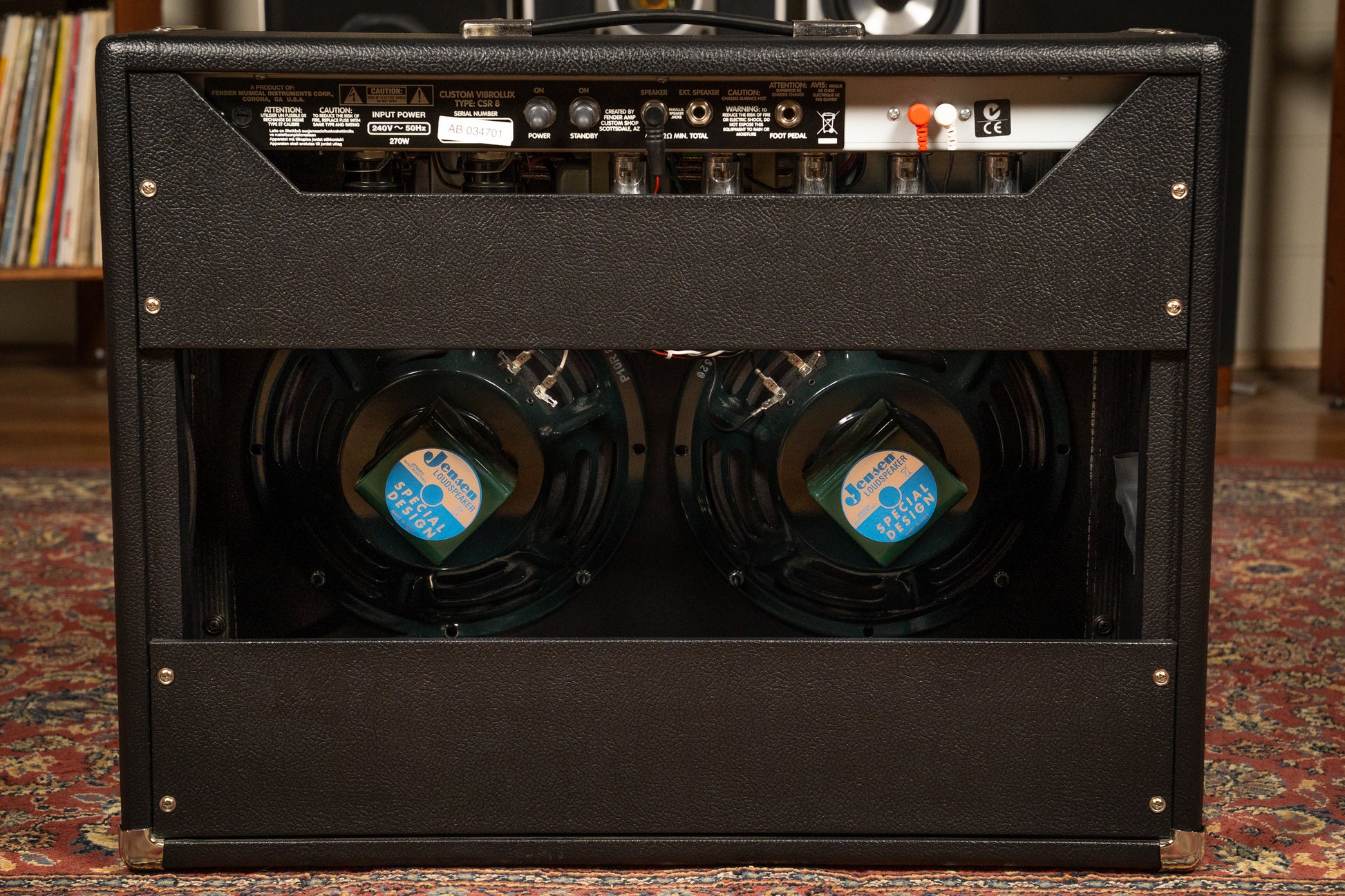 Fender Custom Vibrolux Reverb Amp w/Slipcover - Pre-Owned (#AB034701)