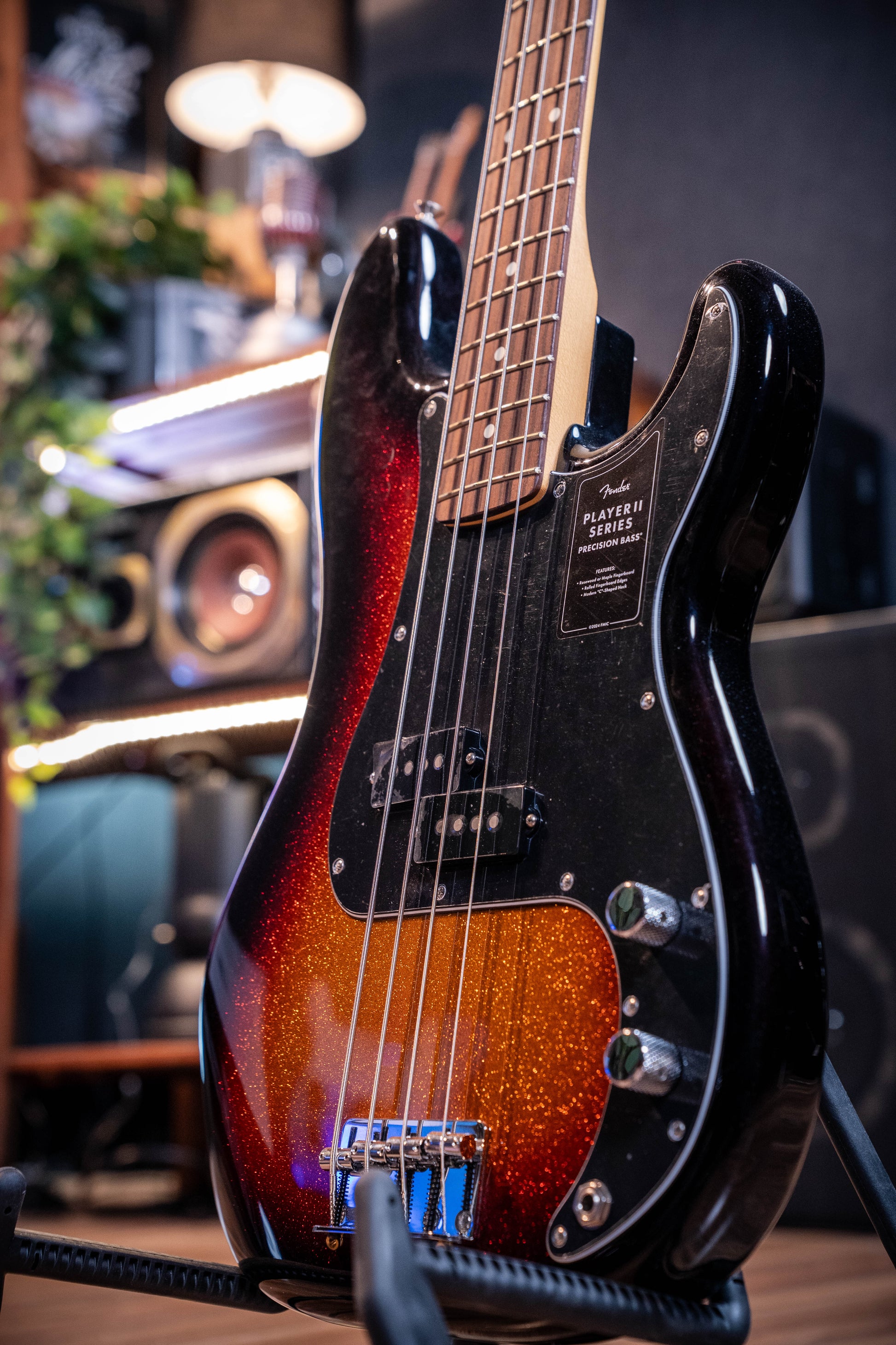 Fender Ltd Ed. Player II Precision Bass - Sparkle 3-Color Sunburst RW - Open Box / Minor Finish Damage*