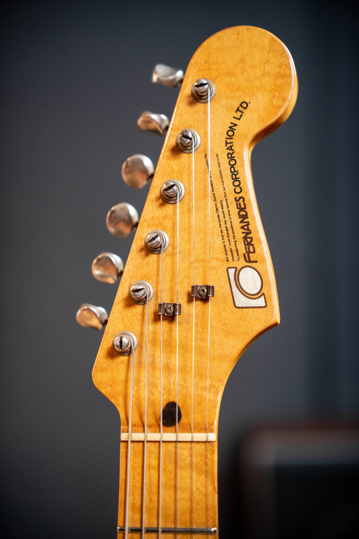 Fernandes FST60 Stone Logo Strat w/Gigbag - Sunburst - Pre-Owned