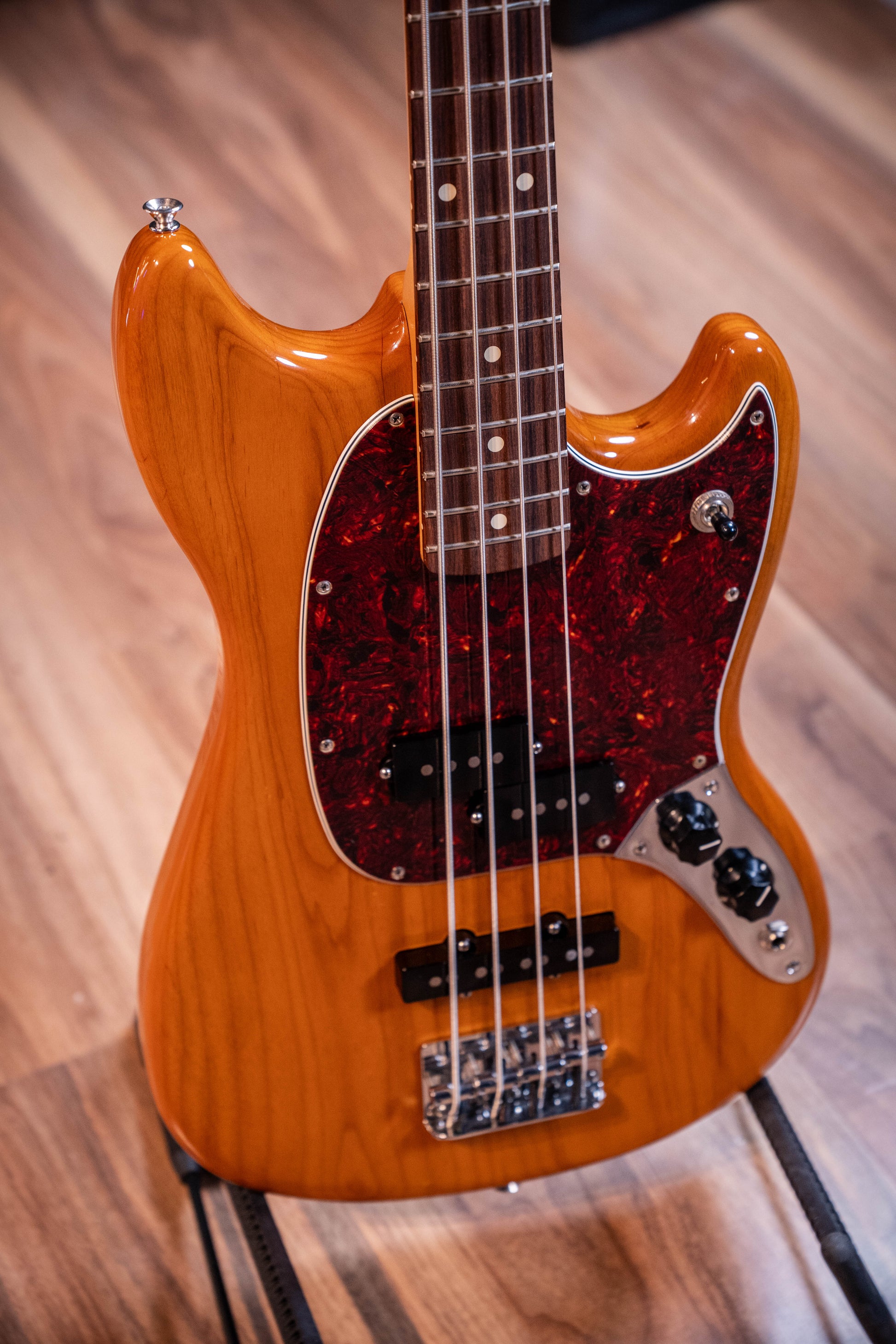 Fender Player Mustang Bass PJ - Aged Natural - Pre-Owned