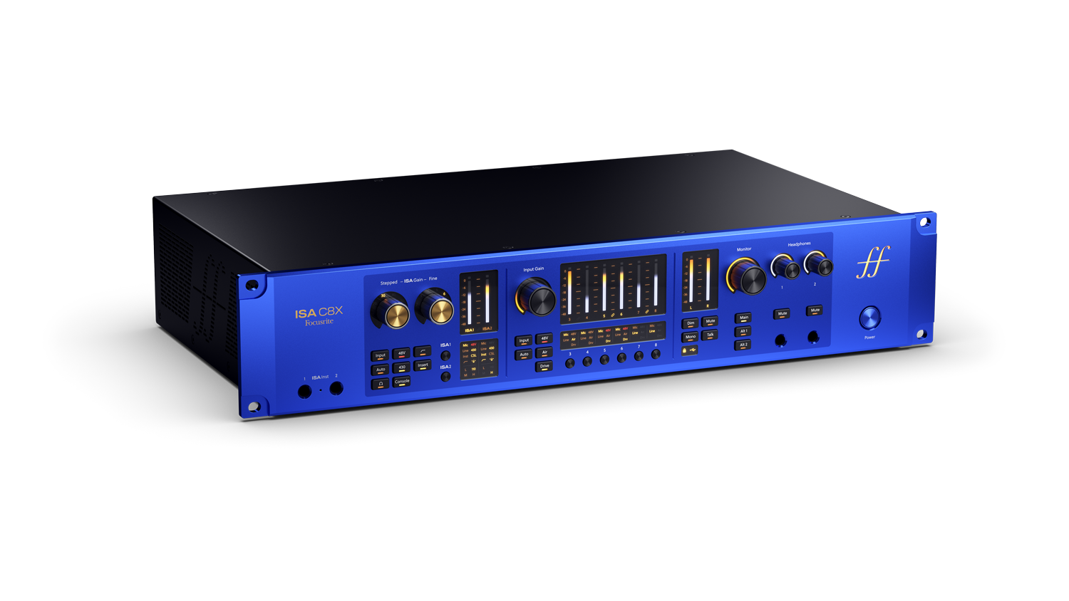 Focusrite ISA C8X USB-C Audio Interface w/2 built-in ISA Preamps