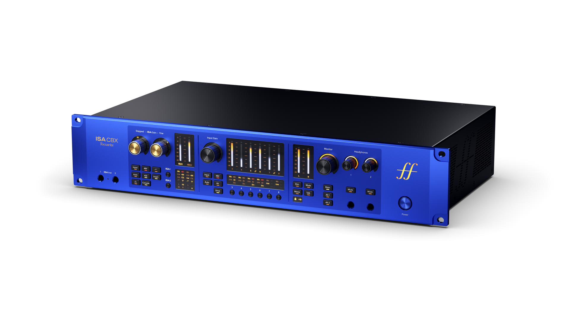 Focusrite ISA C8X USB-C Audio Interface w/2 built-in ISA Preamps
