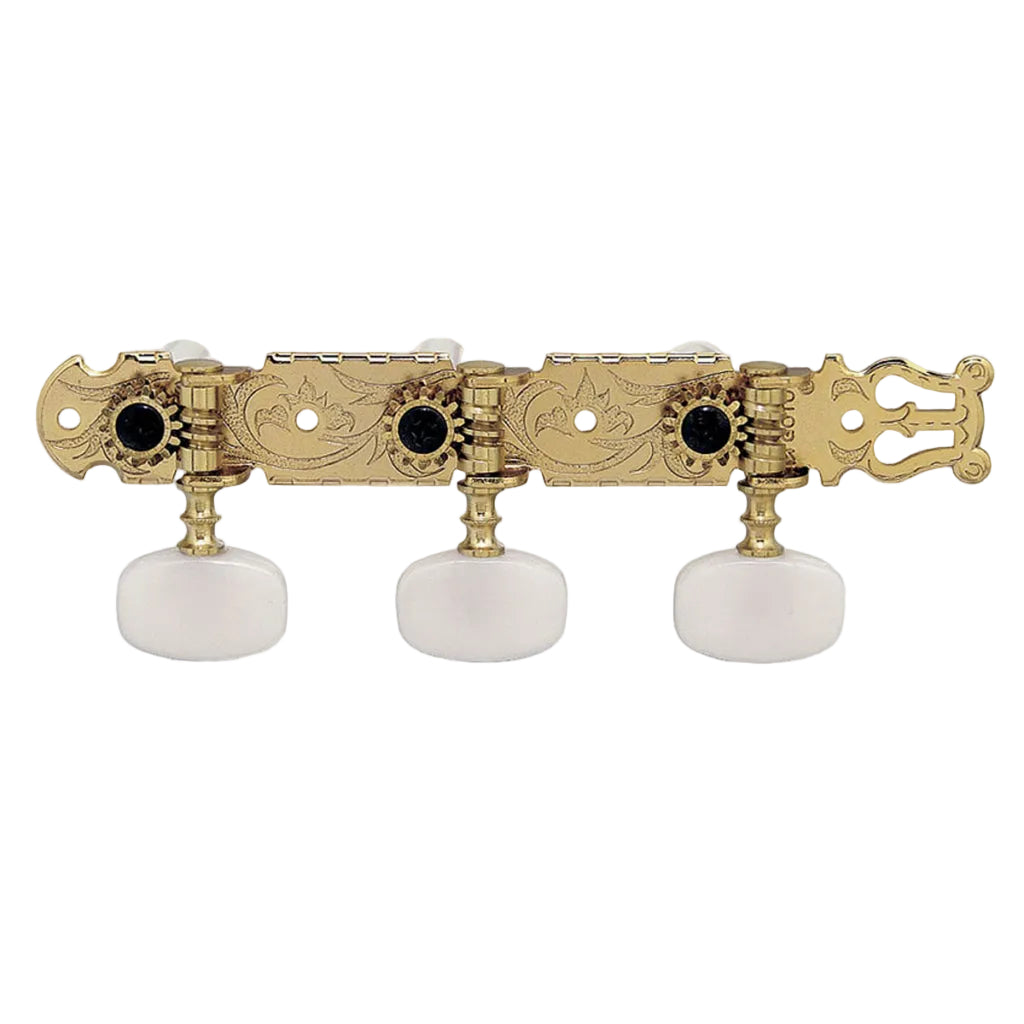 Gotoh G250 Classical Machine Heads - 3-A-Side - Gold