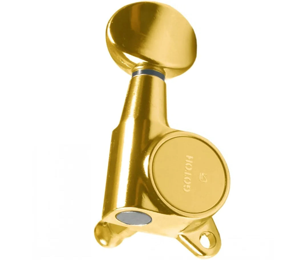 Gotoh G38SBG Acoustic Machine Heads - 3-A-Side - Gold
