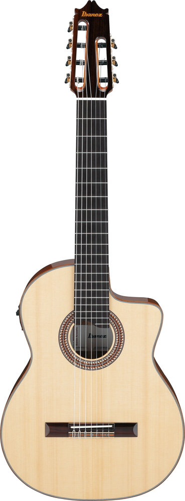 Ibanez GA3007CE 7-String Nylon String Guitar -  Natural High Gloss