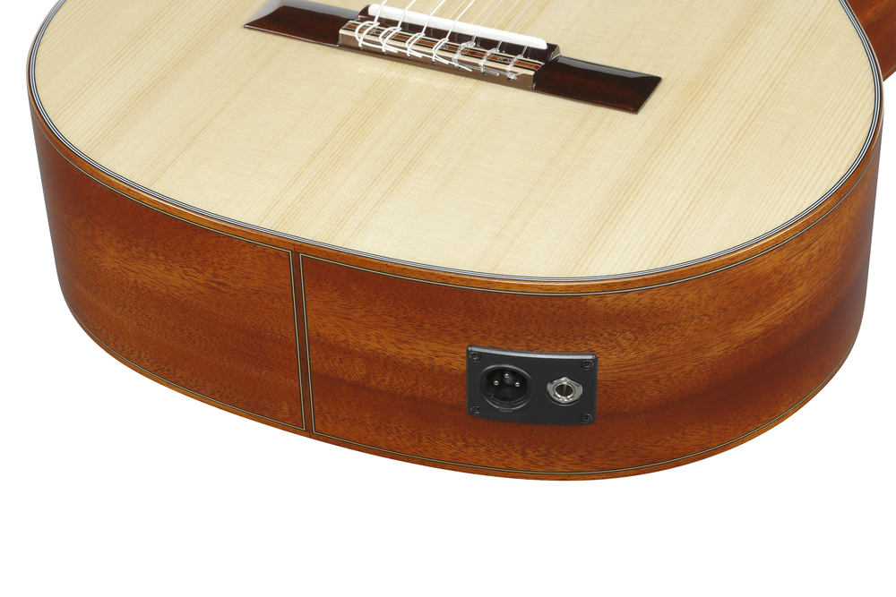 Ibanez GA3007CE 7-String Nylon String Guitar -  Natural High Gloss