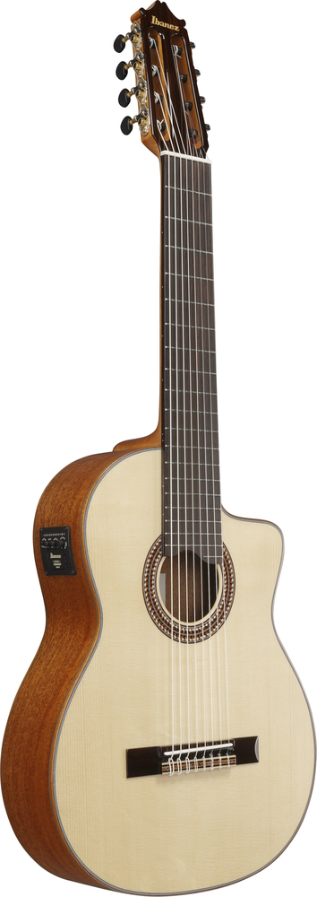 Ibanez GA3008CE 8-String Nylon String Guitar - Natural High Gloss
