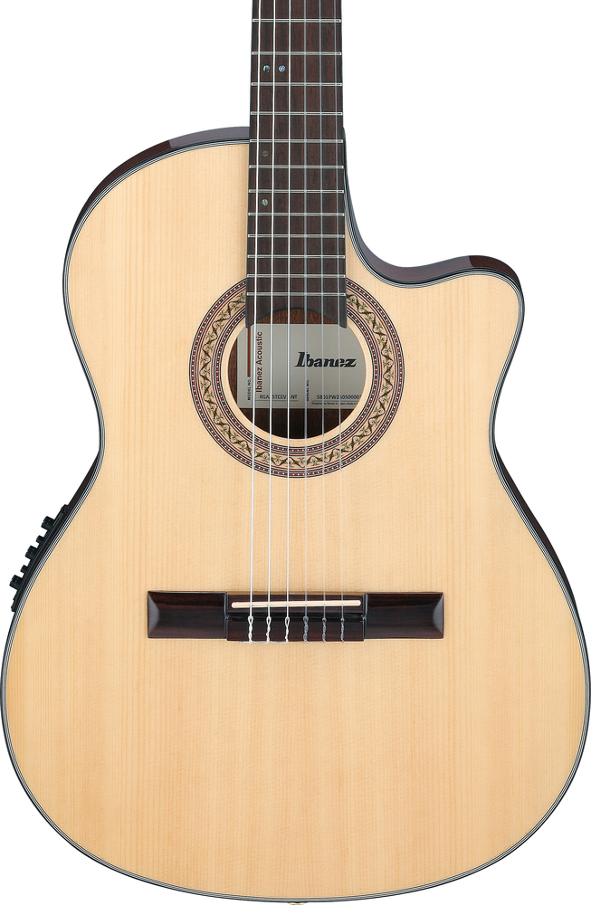 Ibanez GA35TCE Acoustic Guitar - Natural High Gloss