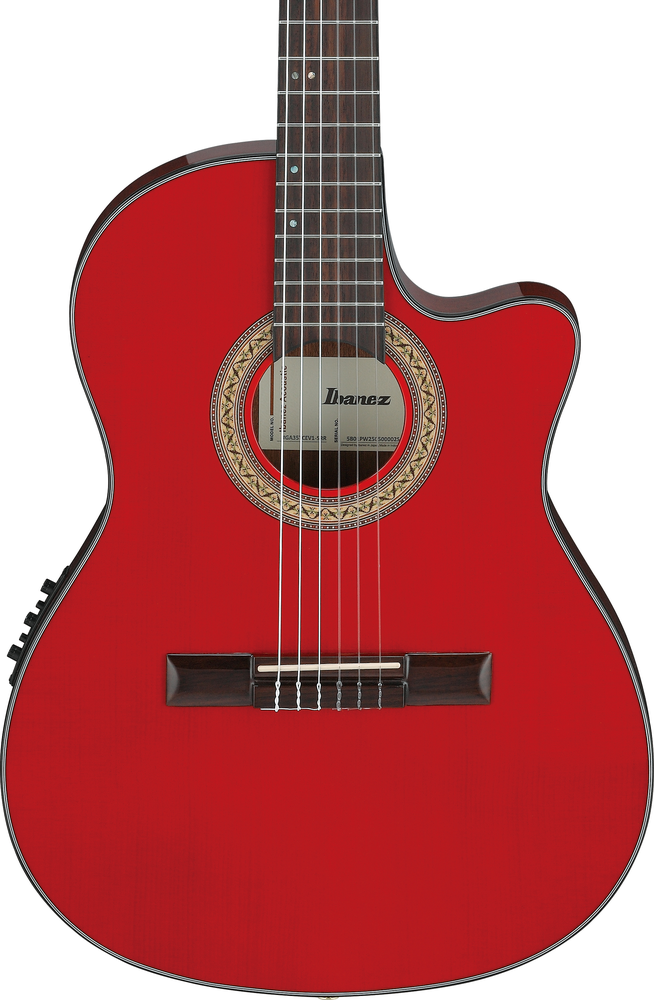 Ibanez GA35TCE Acoustic Guitar - Sapphire Red High Gloss