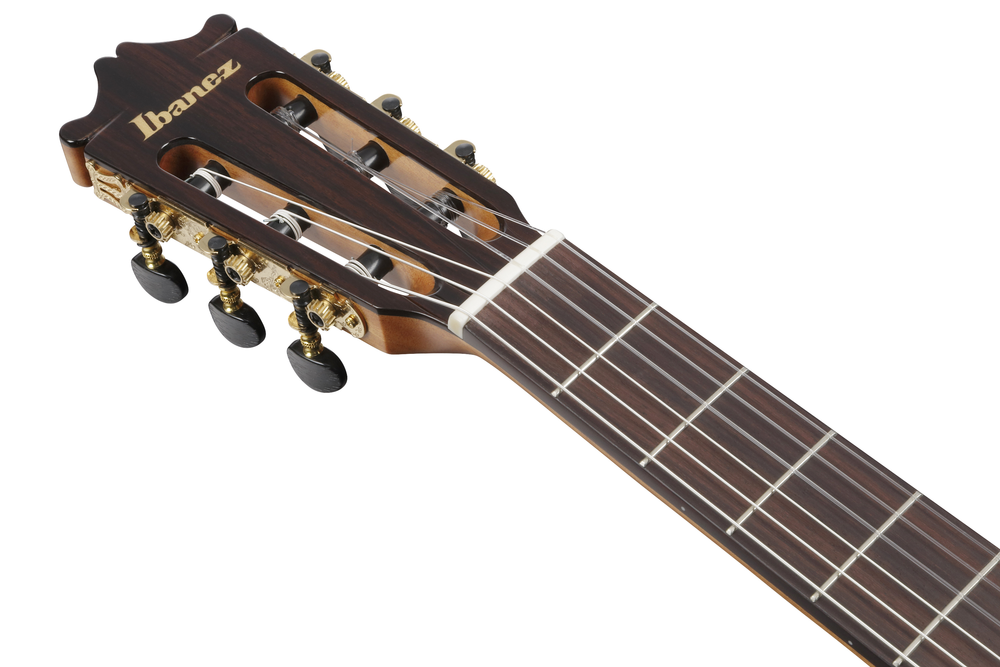 Ibanez GA360TCE Nylon String Guitar -  Transparent Black High Gloss