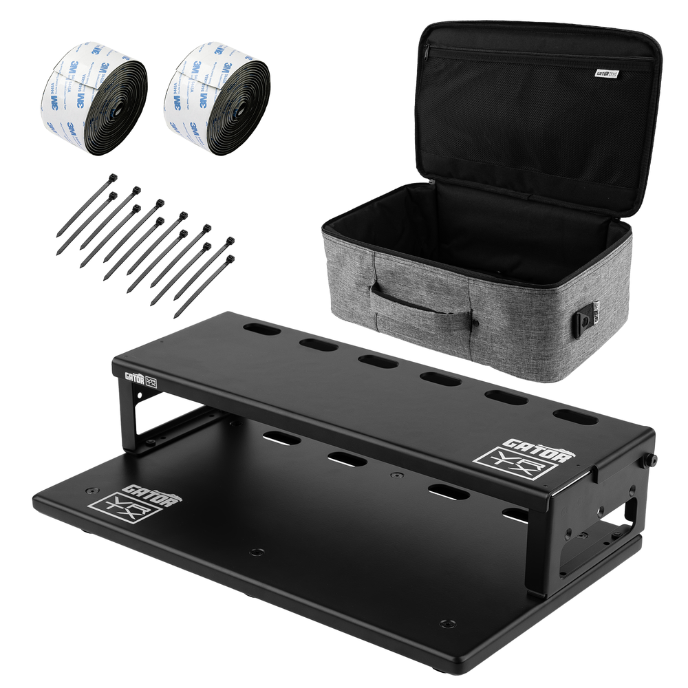 Gator Vertex Travel Lite 17″ x 10″ Pedalboard and Riser With Gig Bag