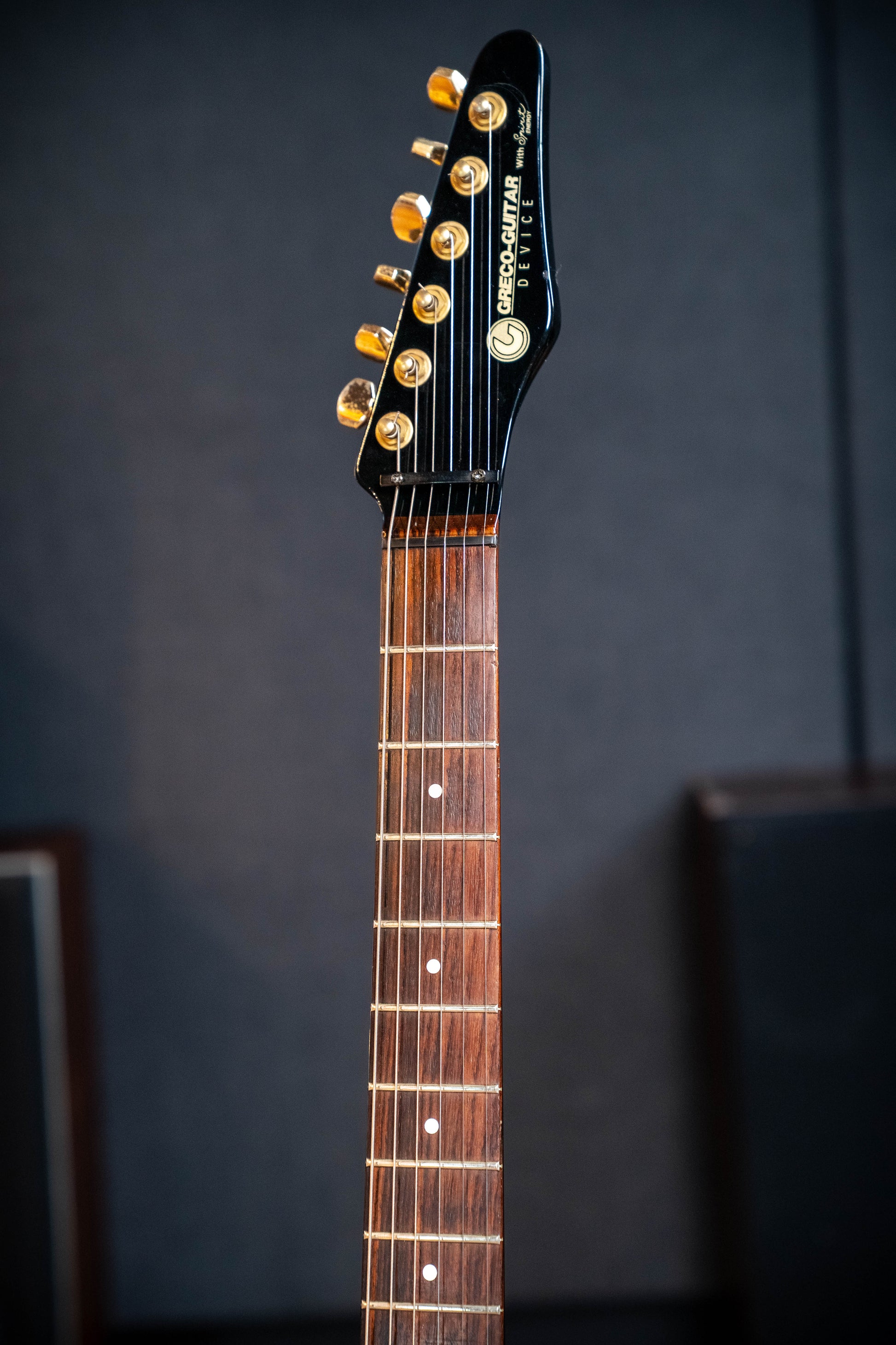 Greco TRH60 Electric Guitar w/Case - Black - Pre-Owned