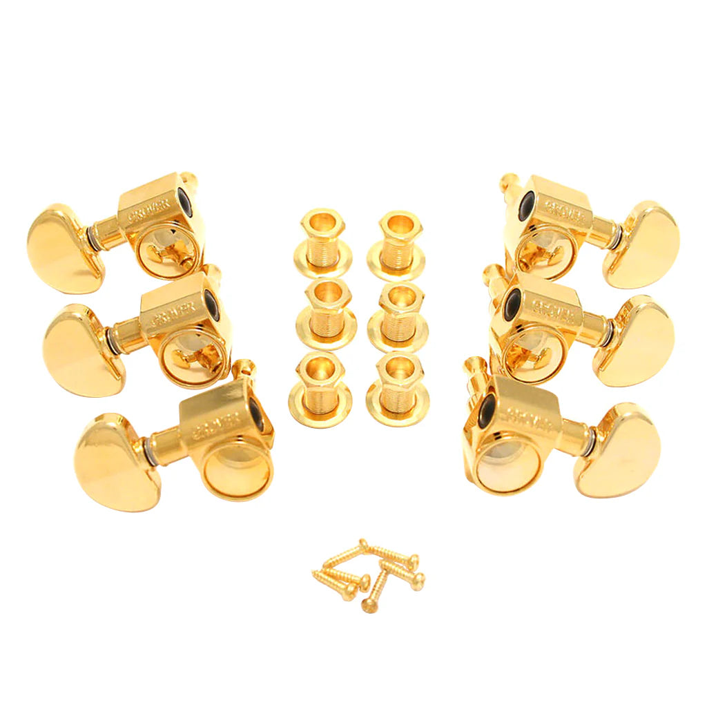 Grover GRO102G Rotomatic Machine Heads - 3-a-Side - Gold