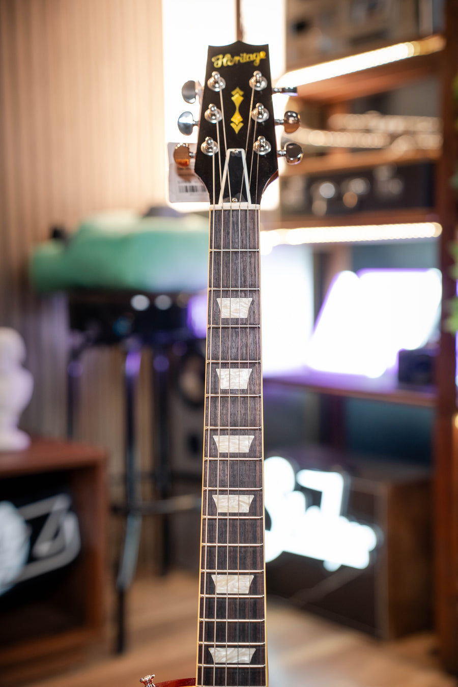 Heritage Custom Shop Factory Special H-150 Electric Guitar w/Zebra Pickups + Case - Dirty Lemon Burst