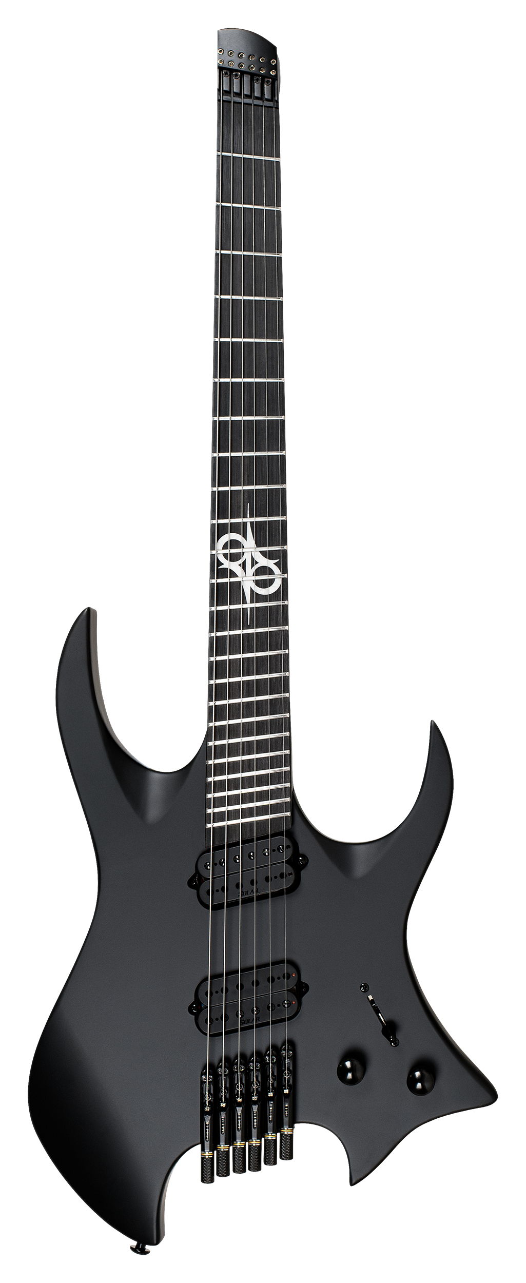Solar H2.6C Headless Electric Guitar - Carbon Black