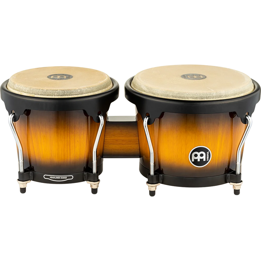 Meinl Bongo - Headliner - Wood - 6 3/4" & 8" - Vintage Sunburst