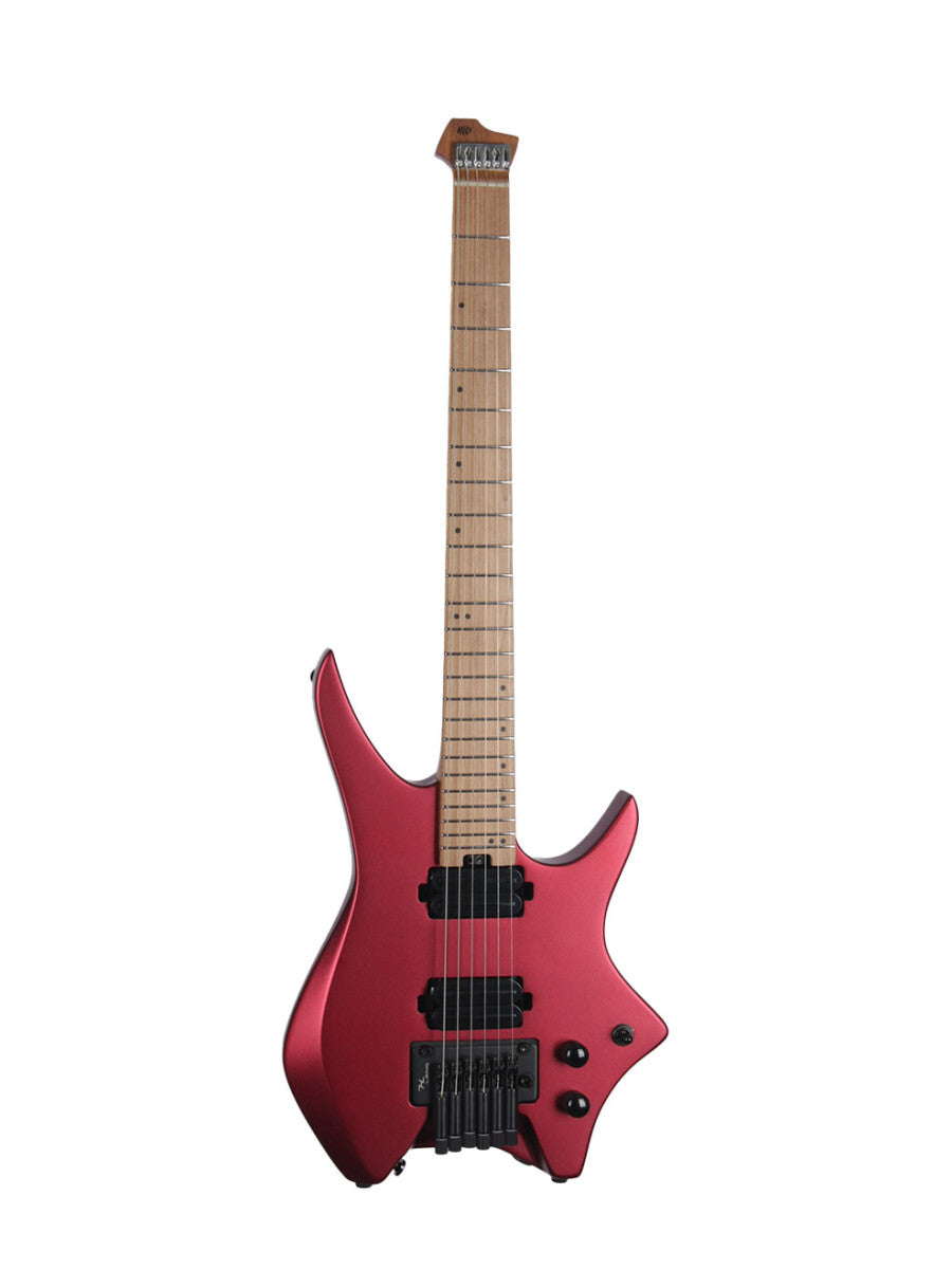 HILS HN4 Headless Electric Guitar - Satin Ruby Red