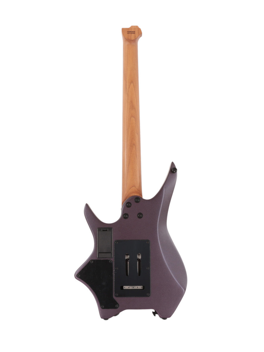 HILS HN5 Headless Electric Guitar - Satin Metallic Deep Purple