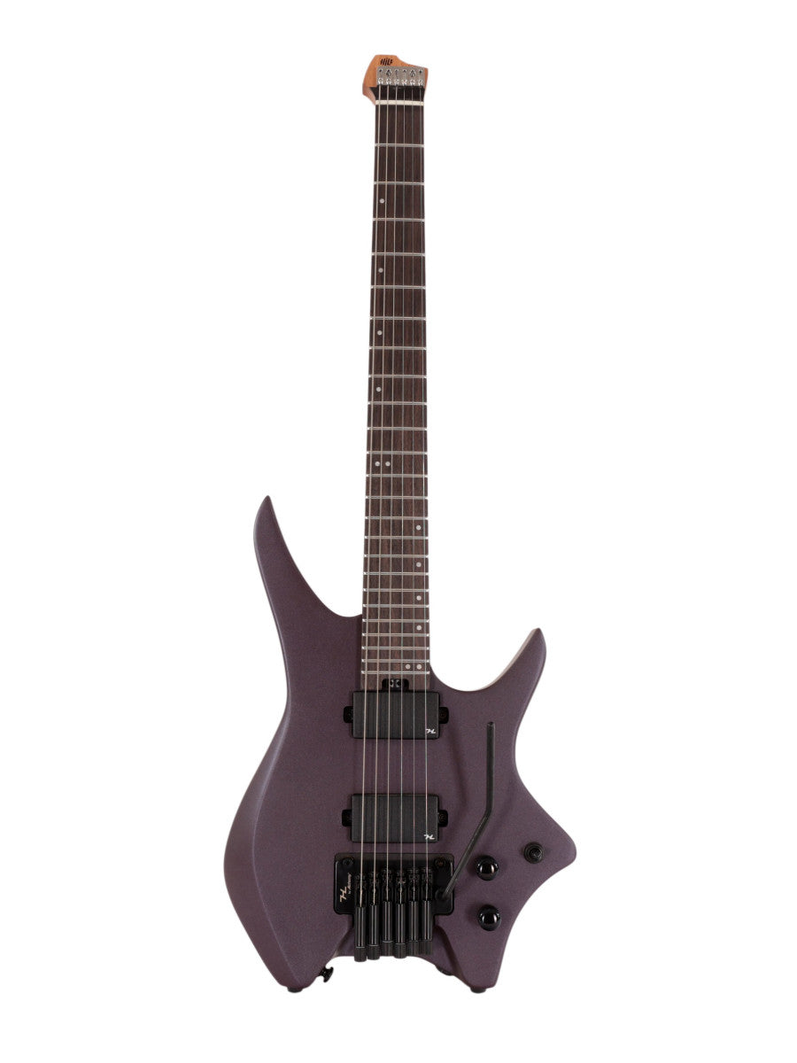 HILS HN5 Headless Electric Guitar - Satin Metallic Deep Purple