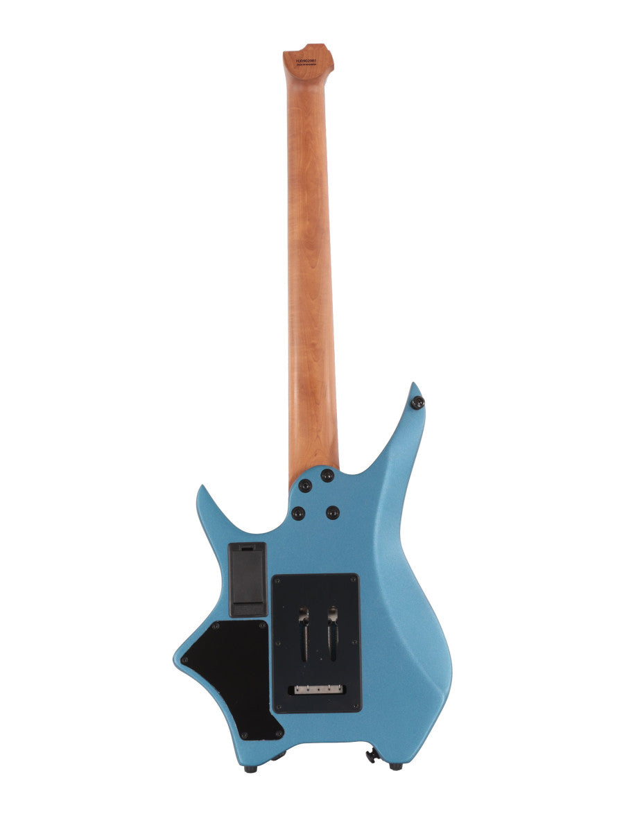 HILS HN5 Headless Electric Guitar - Satin Metallic Electric Blue