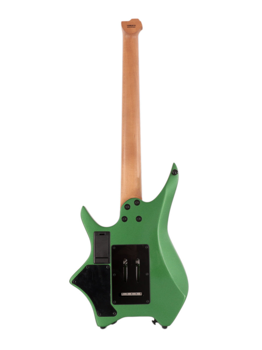 HILS HN5 Headless Electric Guitar - Satin Metallic Emerald Green