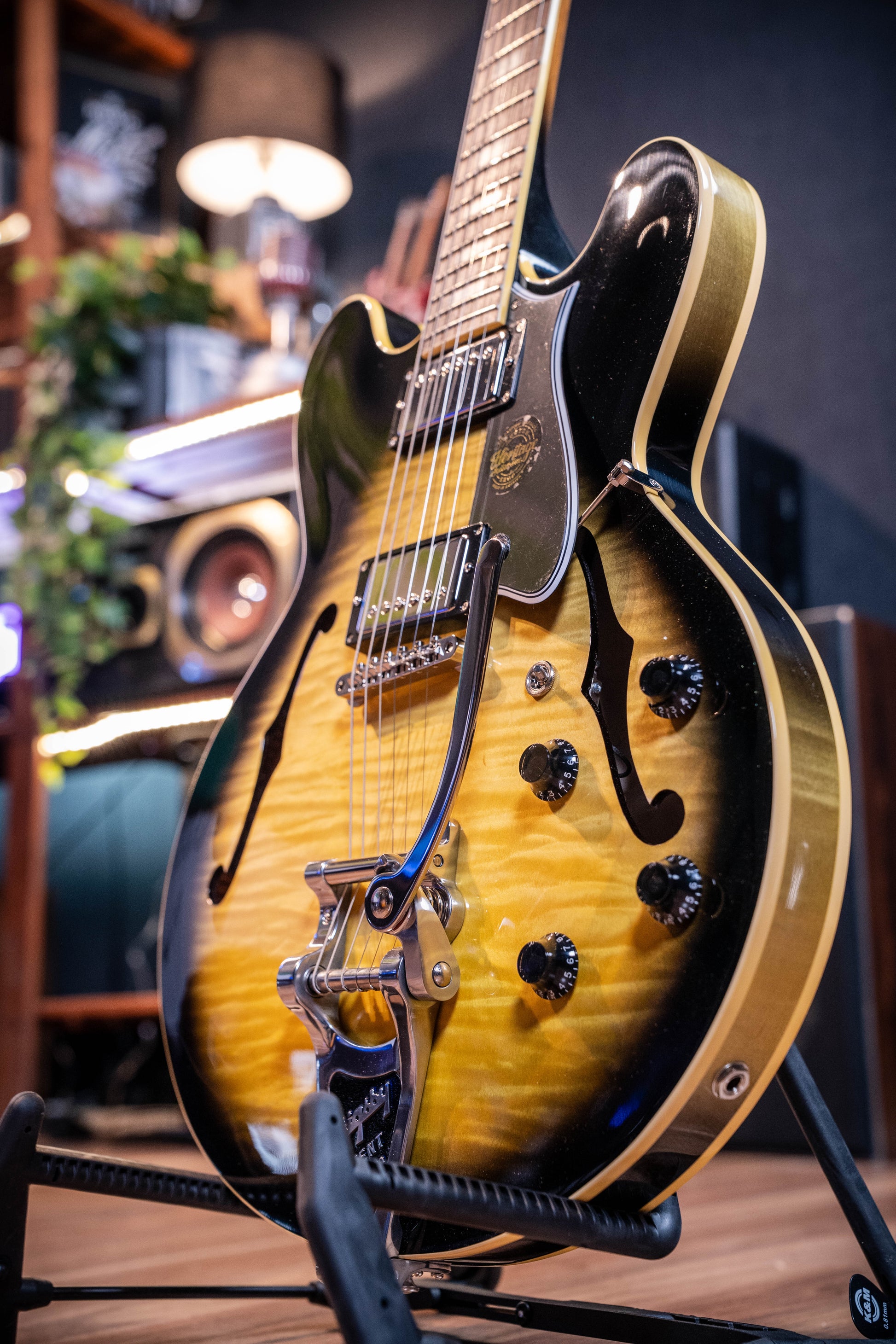 Heritage Custom Shop Factory Special H-535 Electric Guitar w/60s Neck + Bigsby - Sepia Burst