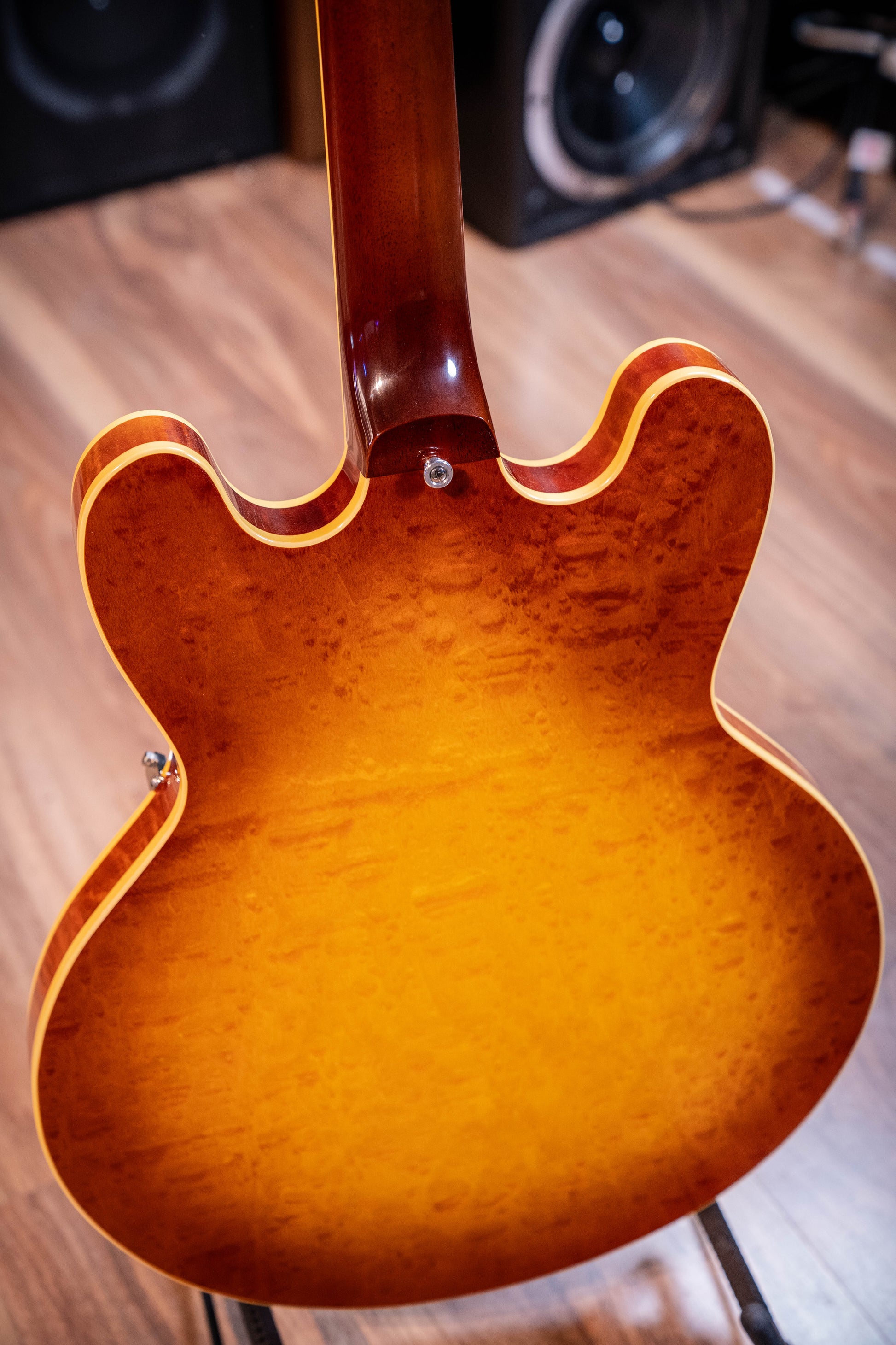 Heritage Custom Shop Core H-535 Blistered Maple Electric Guitar w/Case - Almond Sunburst