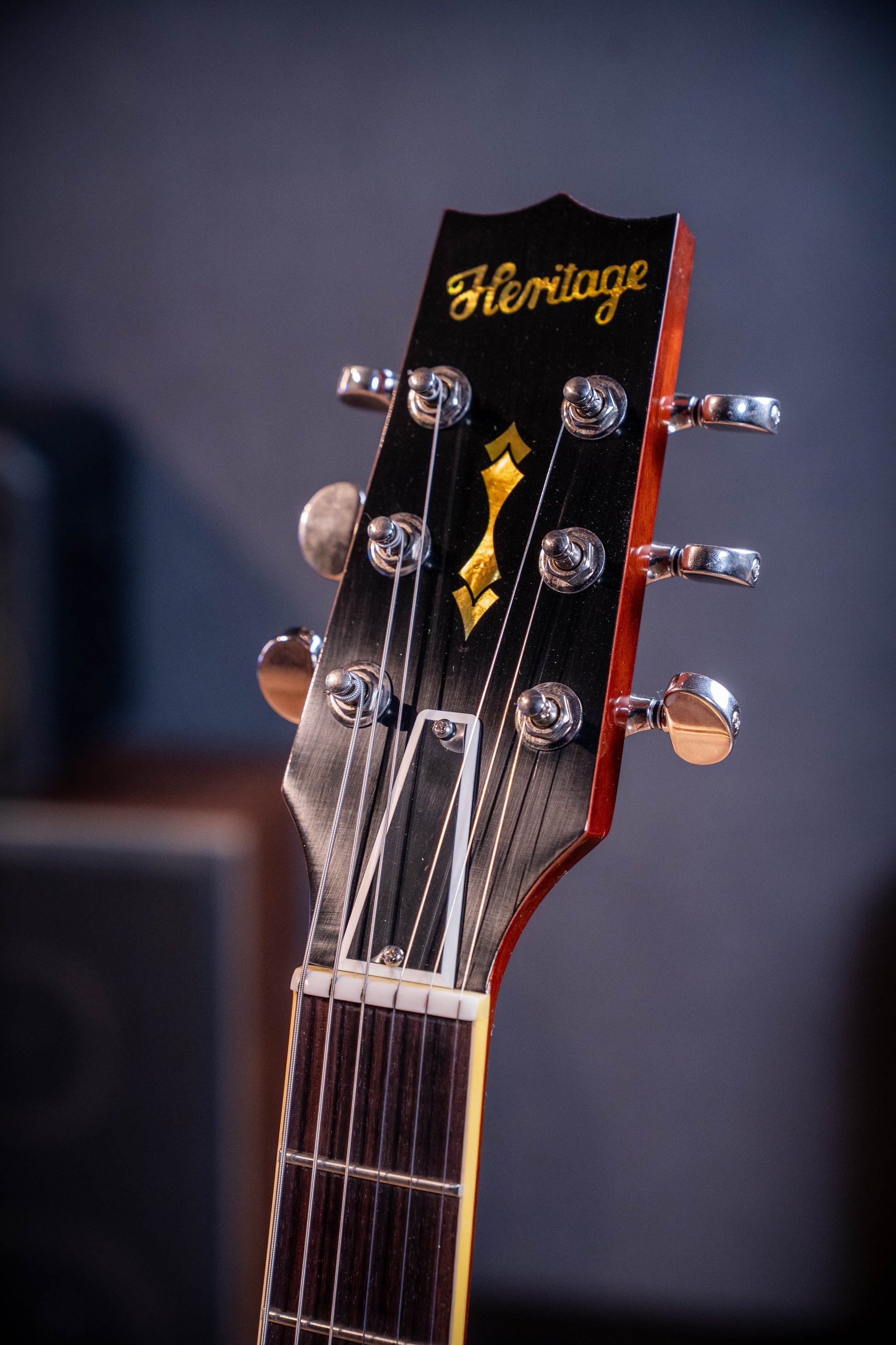 Heritage Custom Shop Core H-535 Blistered Maple Electric Guitar w/Case - Almond Sunburst
