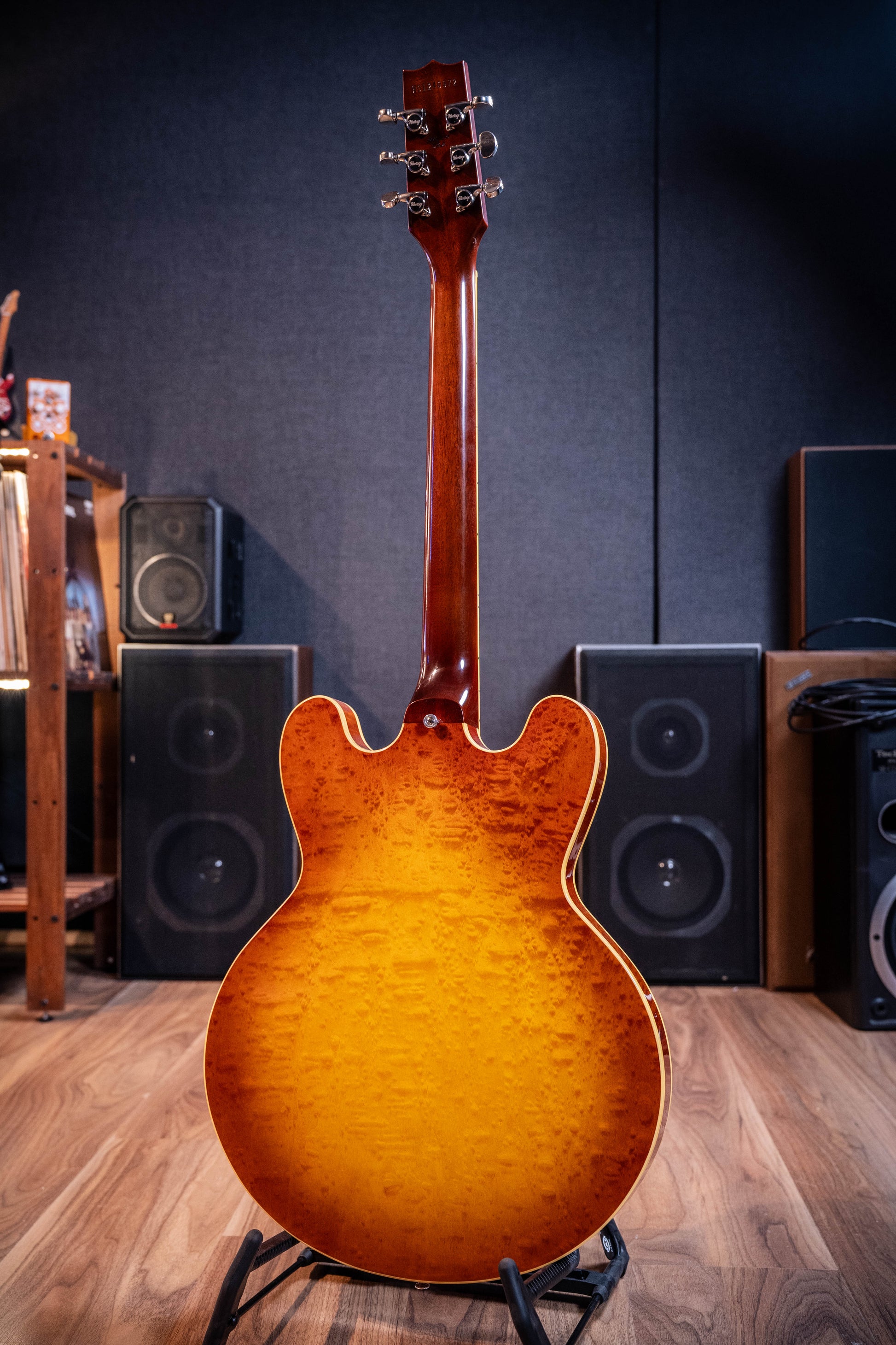 Heritage Custom Shop Core H-535 Blistered Maple Electric Guitar w/Case - Almond Sunburst