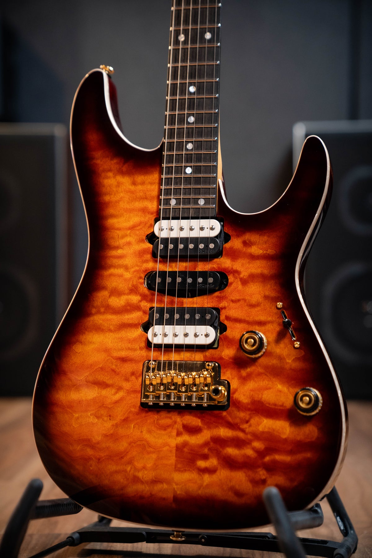 Ibanez AZ47P1QM Premium Electric Guitar w/Bag - Dragon Eye Burst - Pre-Owned