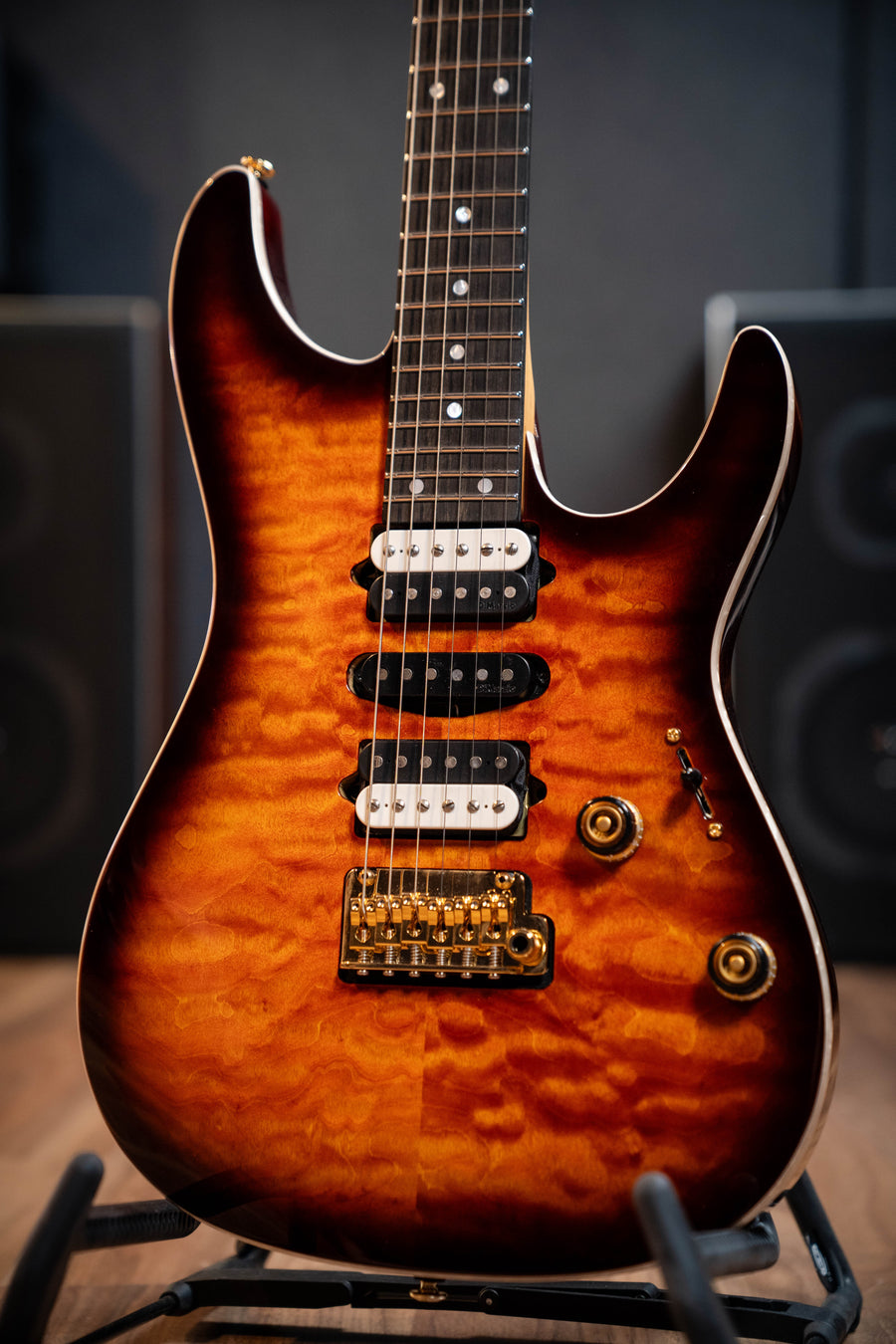Ibanez AZ47P1QM Premium Electric Guitar w/Bag - Dragon Eye Burst - Pre-Owned
