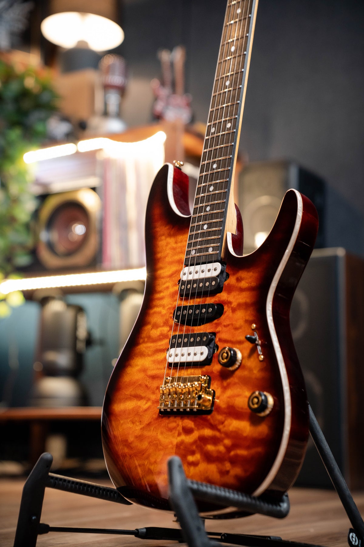 Ibanez AZ47P1QM Premium Electric Guitar w/Bag - Dragon Eye Burst - Pre-Owned