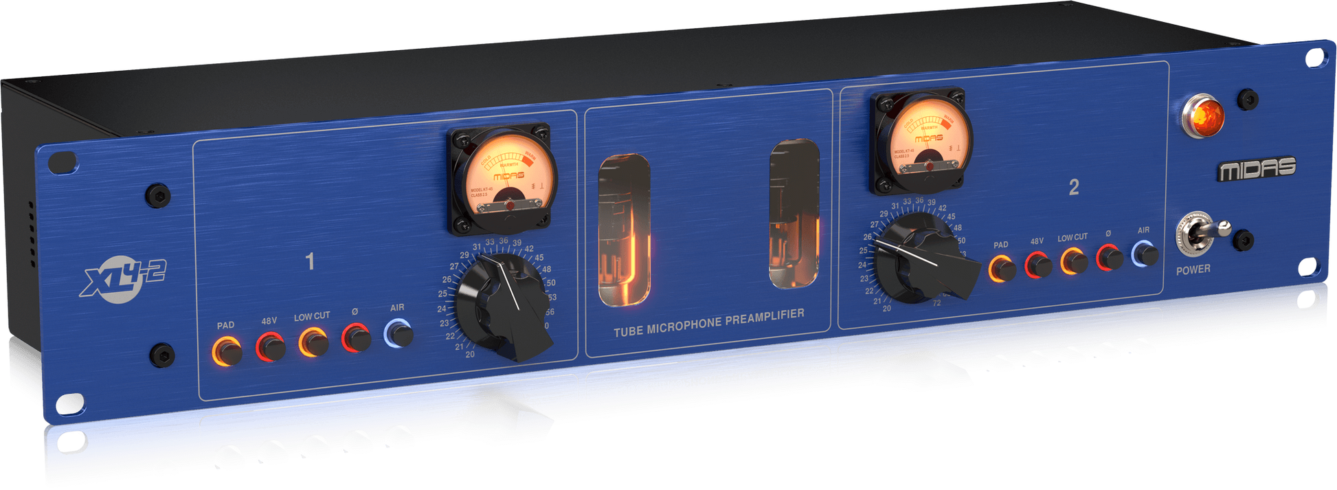 Midas XL4-2 2-Ch Class-A Tube Mic Preamp