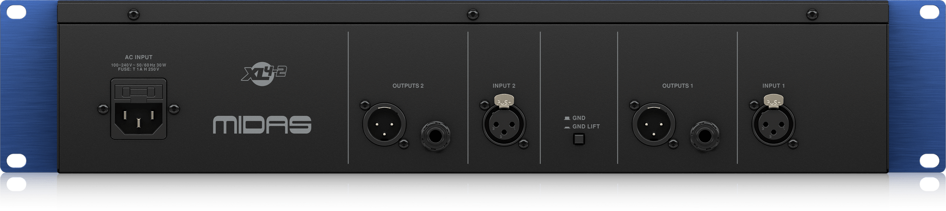 Midas XL4-2 2-Ch Class-A Tube Mic Preamp