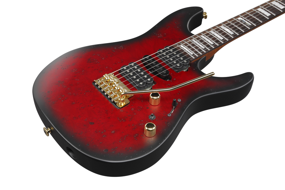 Ibanez KIKO300 RRT Kiko Loureiro Signature Model - Ruby Red Sunburst Flat