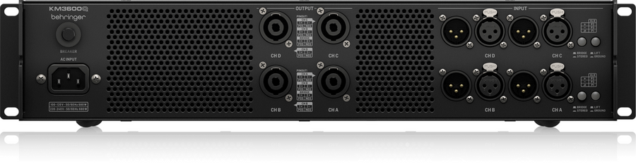 Behringer KM3600Q 4-channel Power Amplifier