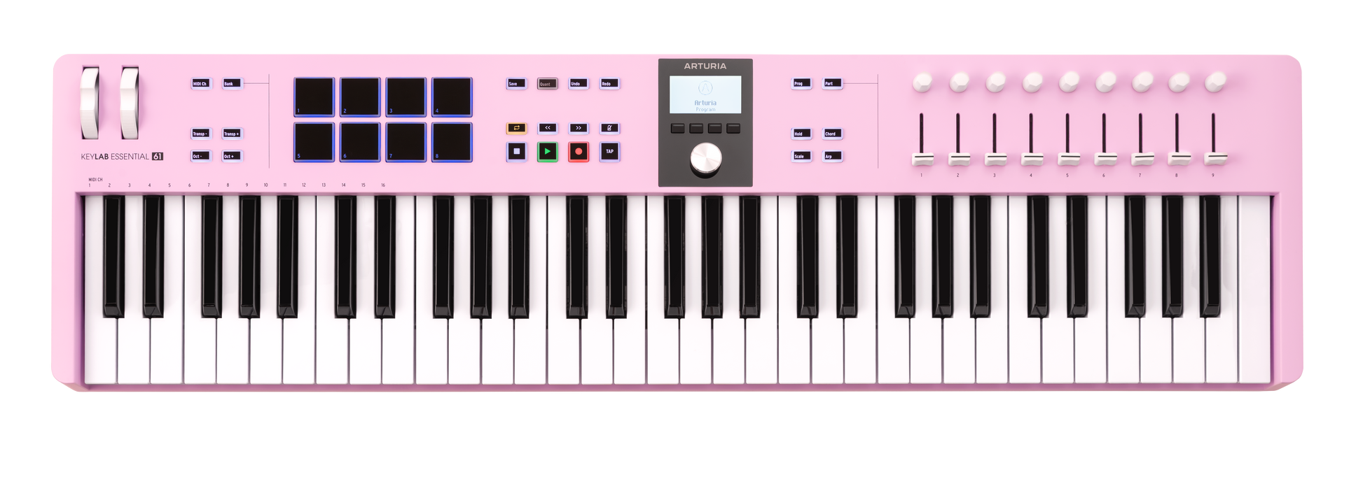 Arturia KeyLab Essential 3 61 Key Controller - Rose Quartz