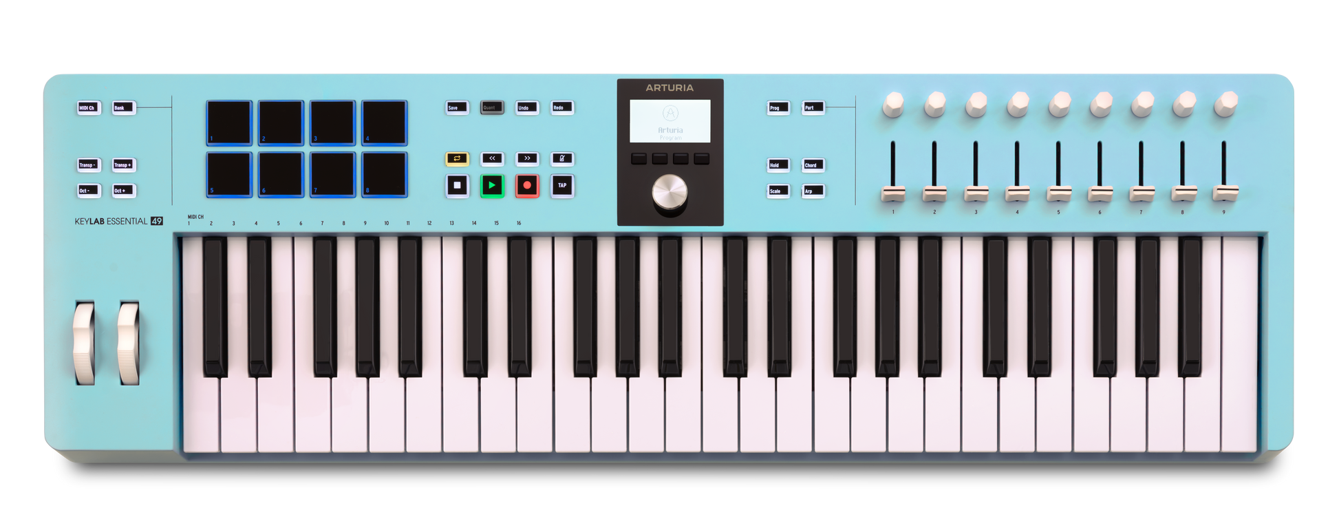 Arturia KeyLab Essential 3 49 Key Controller - Aquamarine