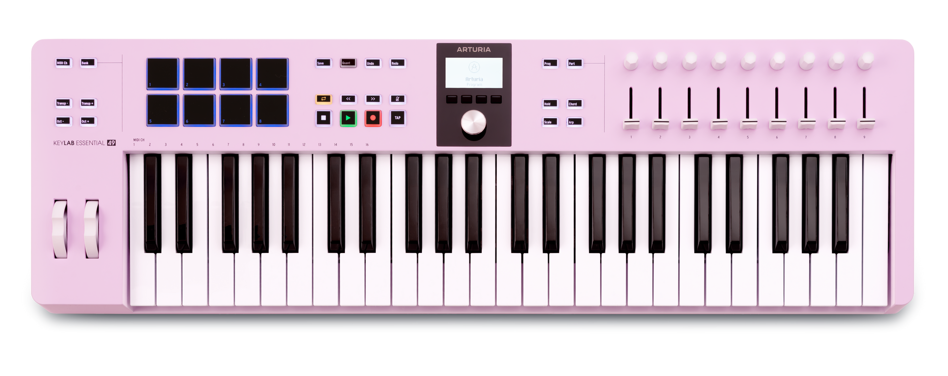 Arturia KeyLab Essential 3 49 Key Controller - Rose Quartz