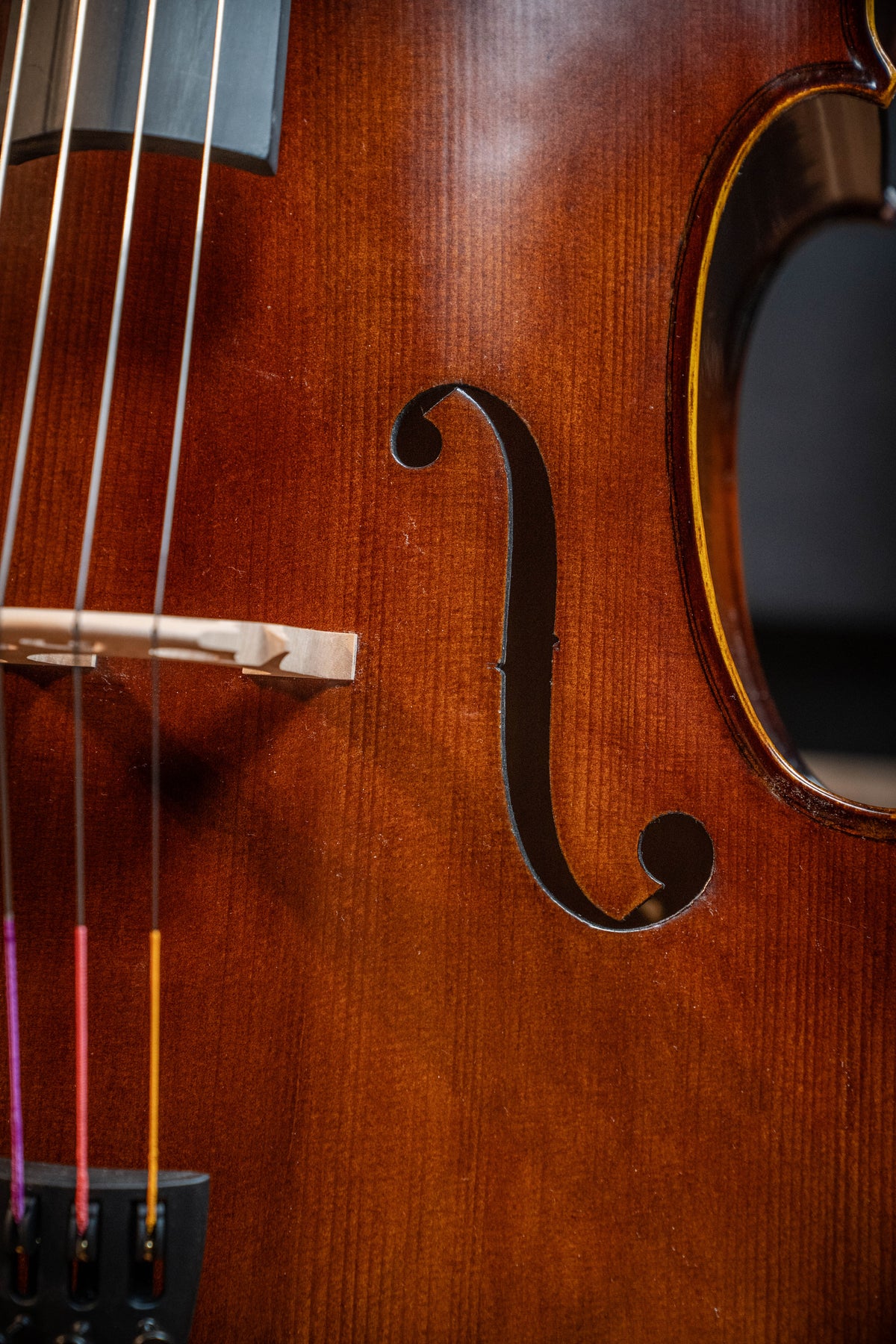 Kreisler #130 Beginner 4/4 Cello Outfit - Setup w/Larsen Aurora Strings