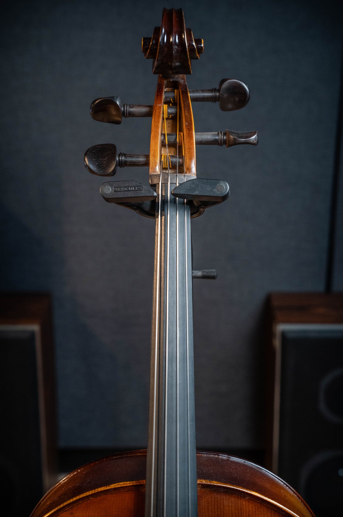 Kreisler #130 Beginner 4/4 Cello Outfit - Setup w/Larsen Aurora Strings