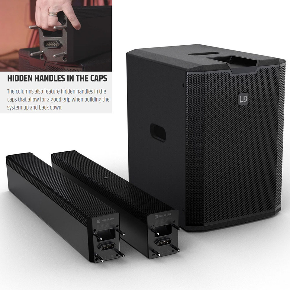 LD Systems MAUI 28 G3 MIX PA System - Black