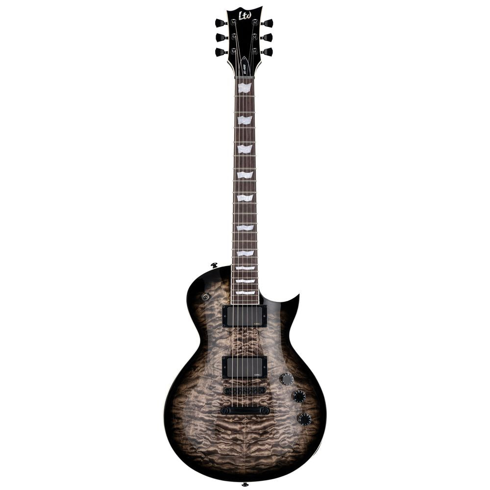ESP LTD Eclipse 400 QM - See Thru Black Sunburst