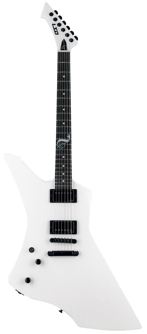 ESP LTD Snakebyte James Hetfield Signature Guitar w/Case - Left-Handed - Snow White