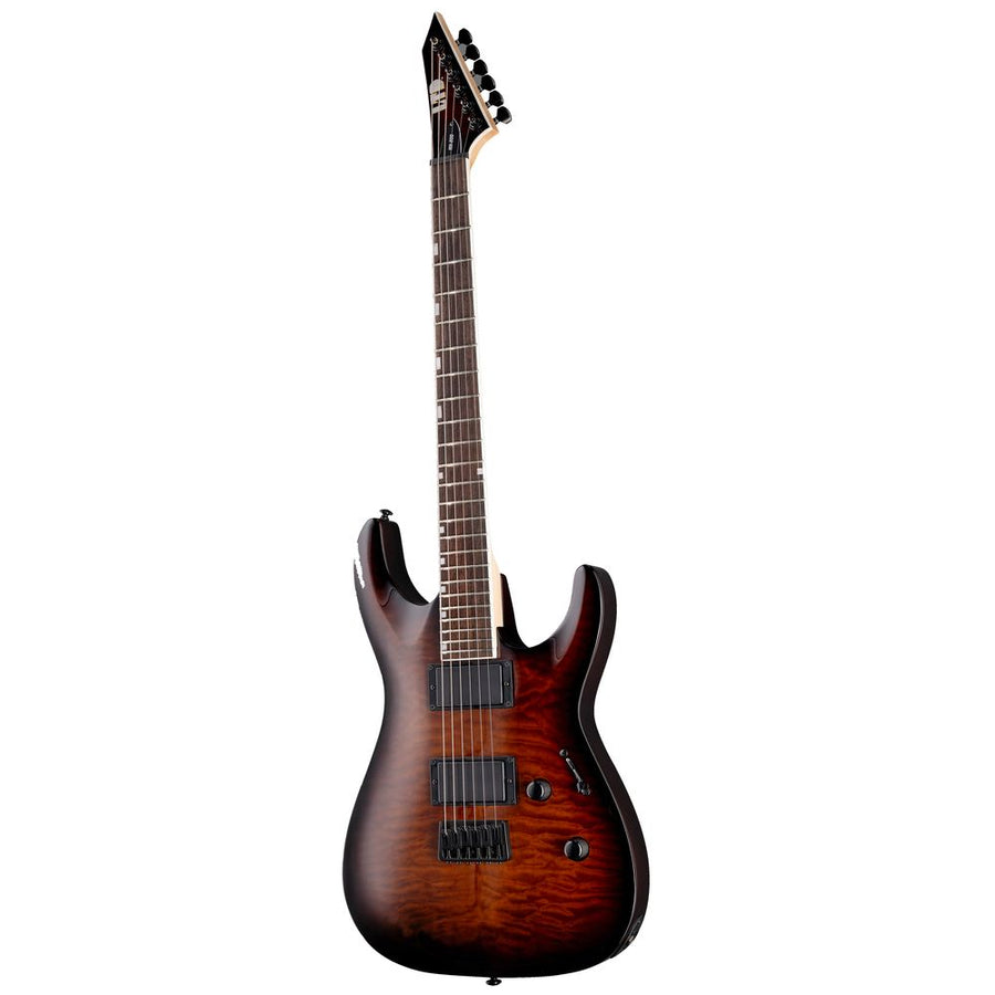ESP LTD MH200 HT QM - Dark Brown Sunburst