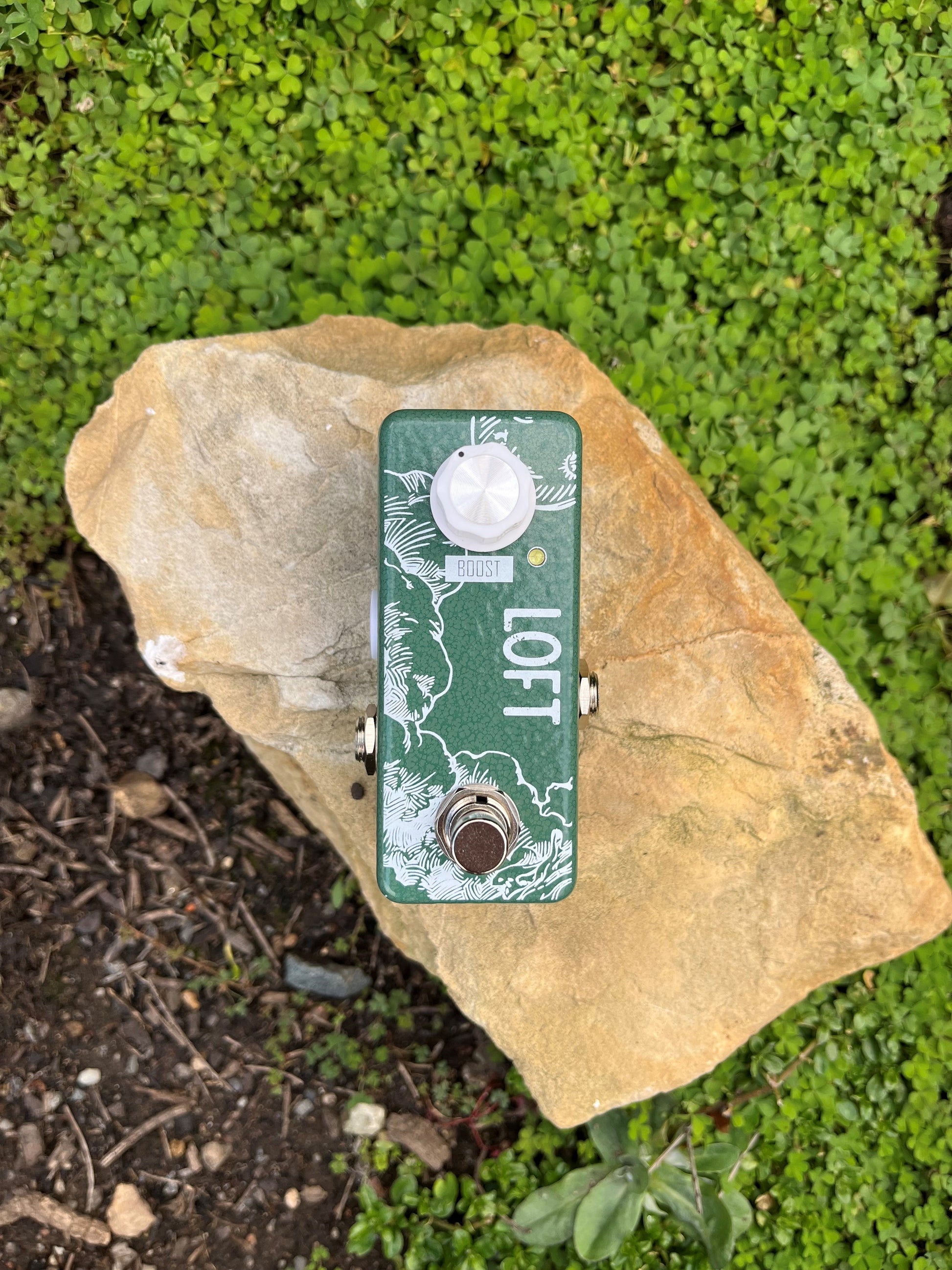 Little Lightning Devices LOFT Mosfet Boost - Olive Green Hammertone