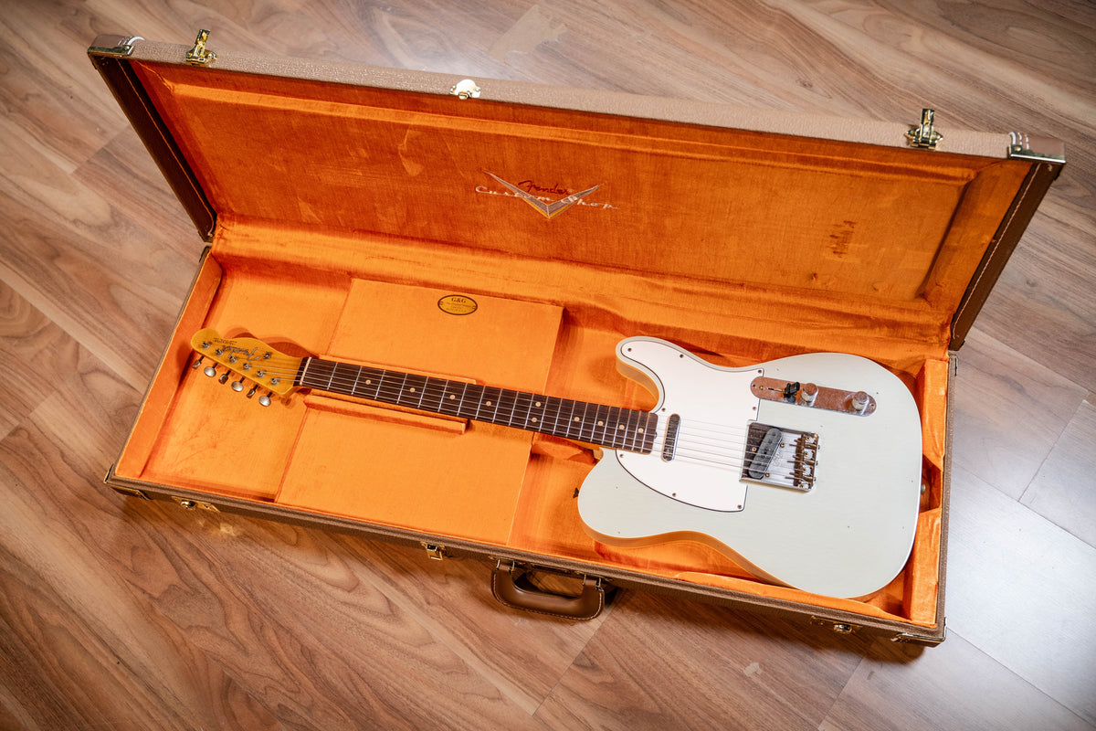 Fender Custom Shop Limited Edition 1960 Telecaster Custom -  Journeyman Relic - Aged Sonic Blue